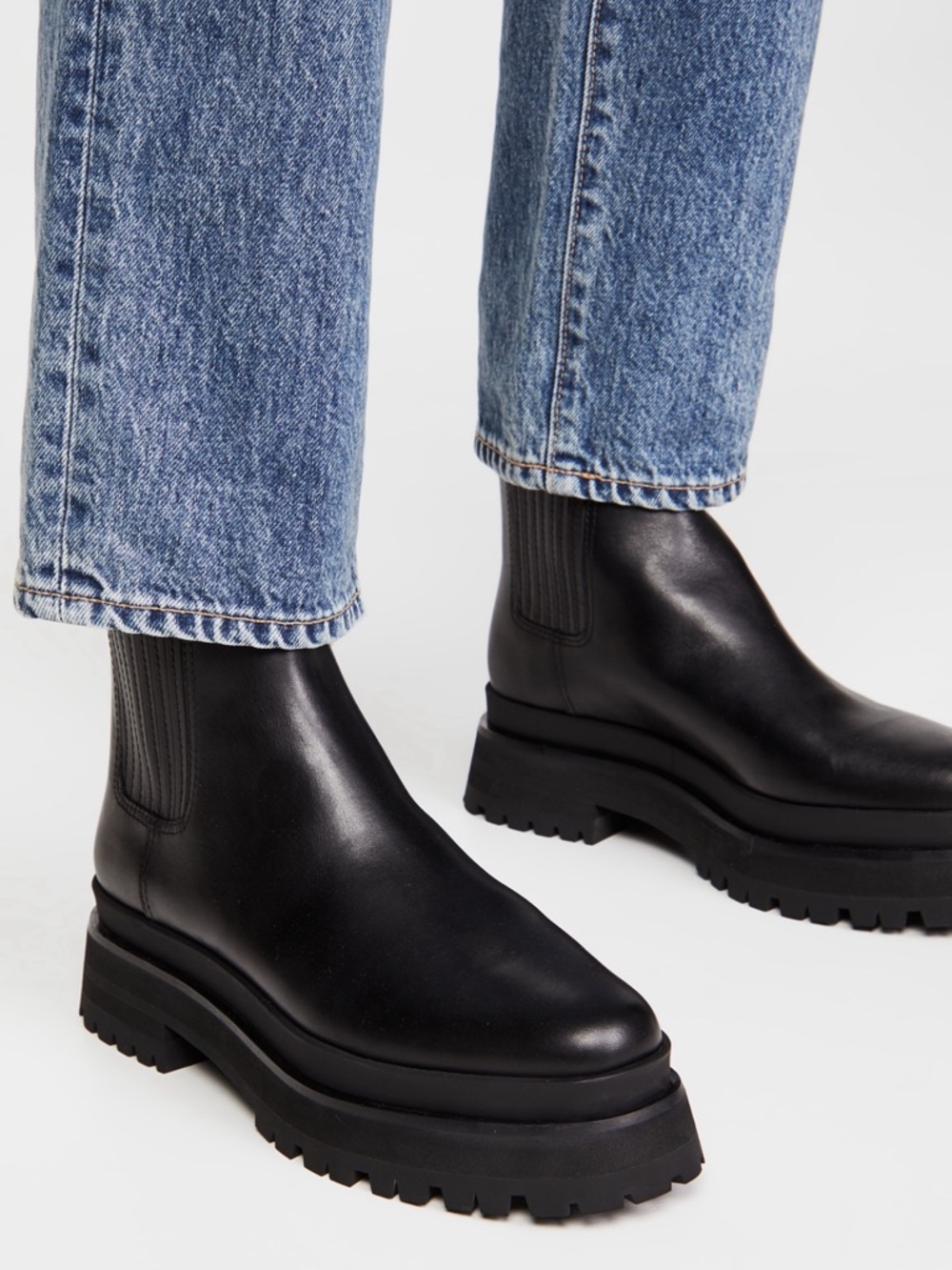 Loeffler Randall Toni Lug Sole Platform Boots